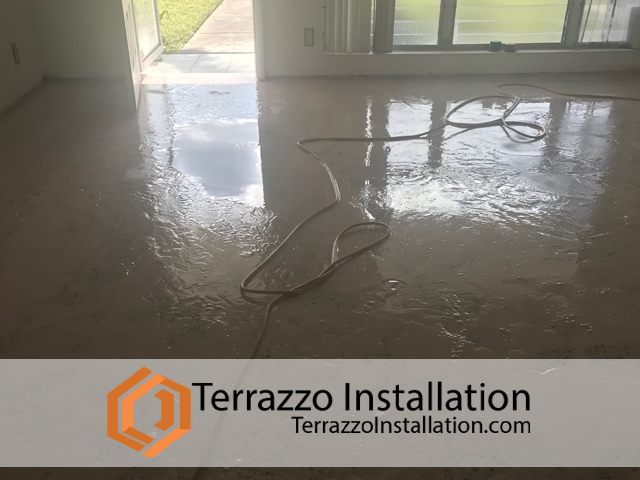 Terrazzo Clean Restoration Service Fort Lauderdale