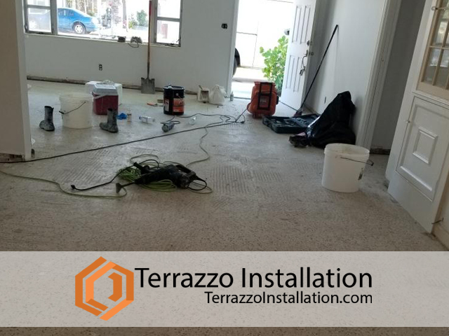 Terrazzo Cleaning Process Fort Lauderdale